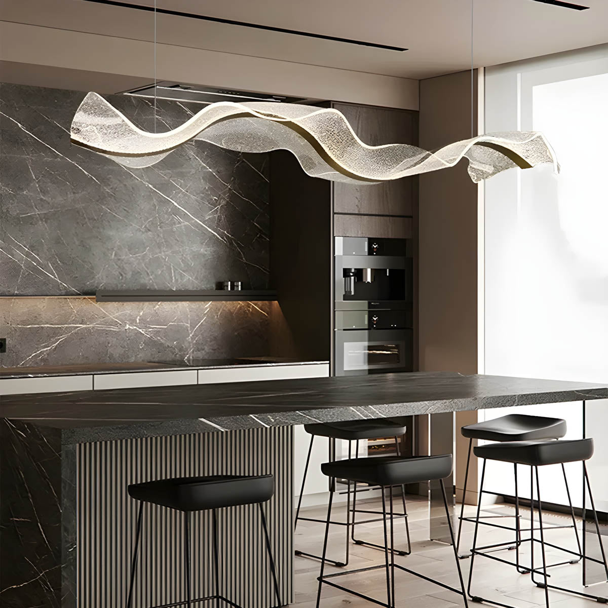 ZEN-Chandelier Modern Hanging Lamp for Dining Room