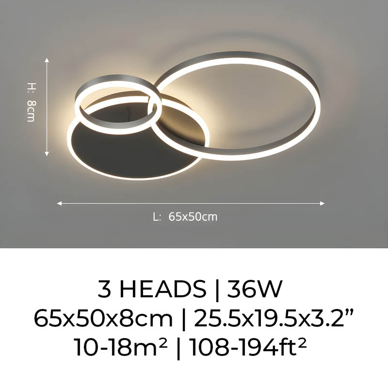 Variant image for Rondalux - Modern Aluminium LED Home Décor Light-28