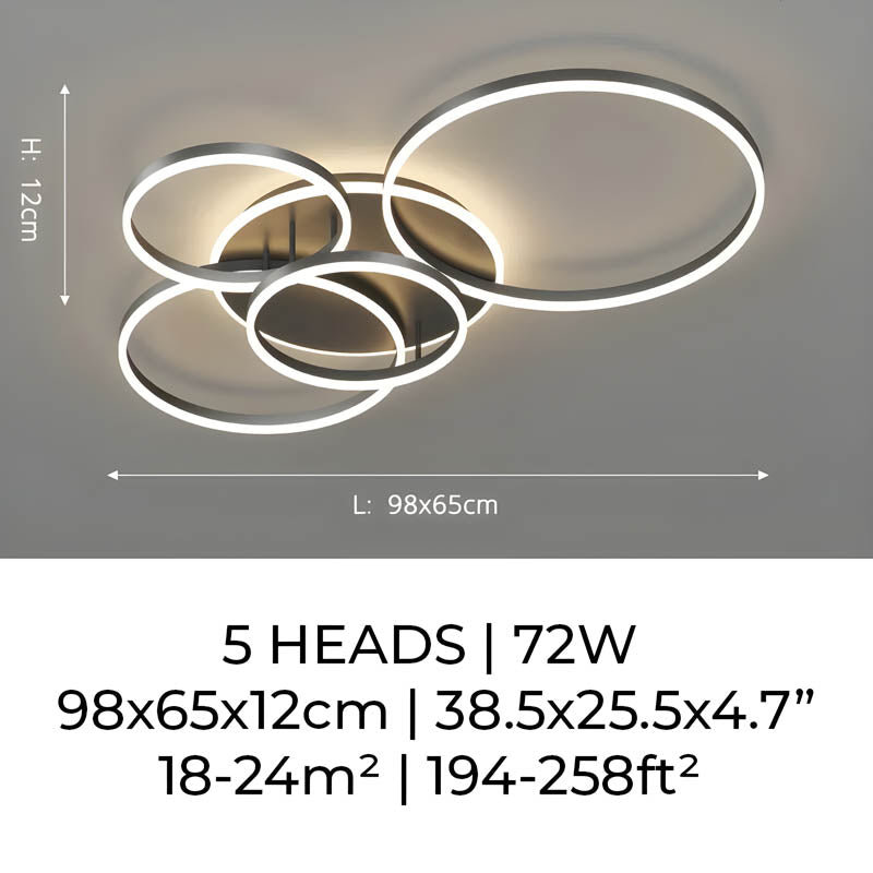 Variant image for Rondalux - Modern Aluminium LED Home Décor Light-31