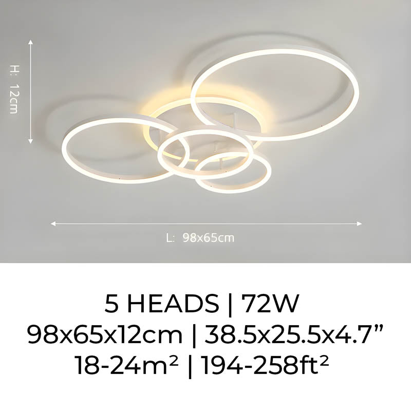 Variant image for Rondalux - Modern Aluminium LED Home Décor Light-19