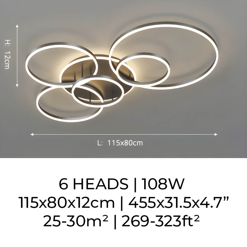 Variant image for Rondalux - Modern Aluminium LED Home Décor Light-34