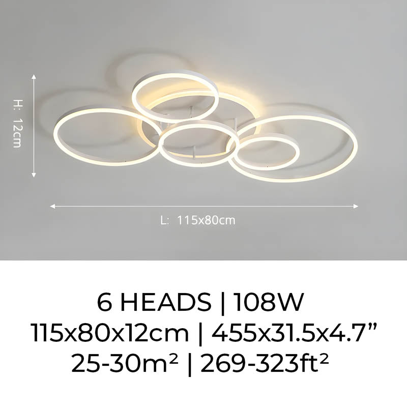 Variant image for Rondalux - Modern Aluminium LED Home Décor Light-22