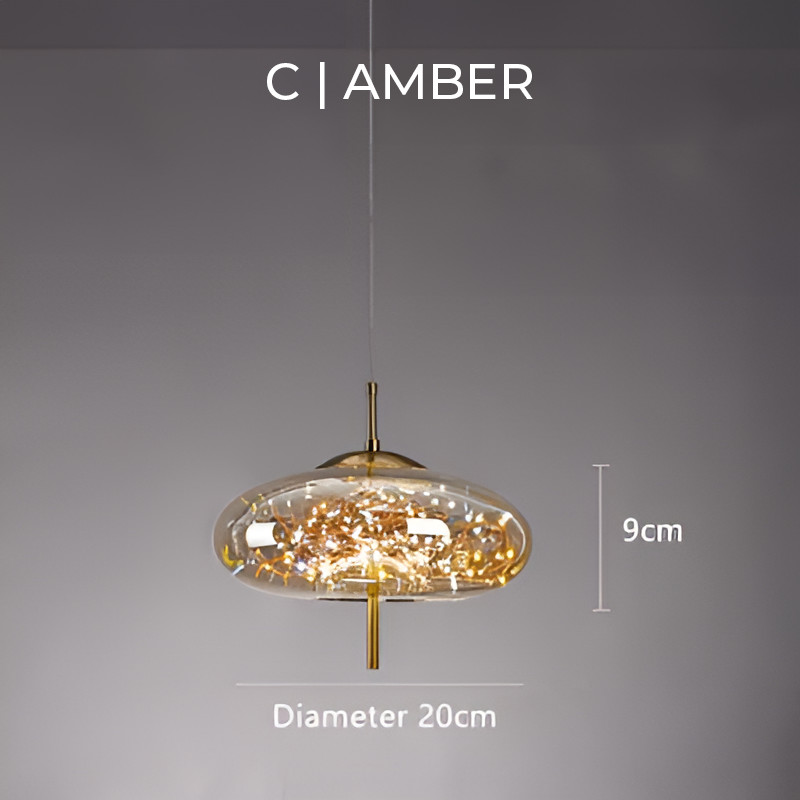 Variant image for Essence - Glass Pendant Light for Kitchen Lighting-11