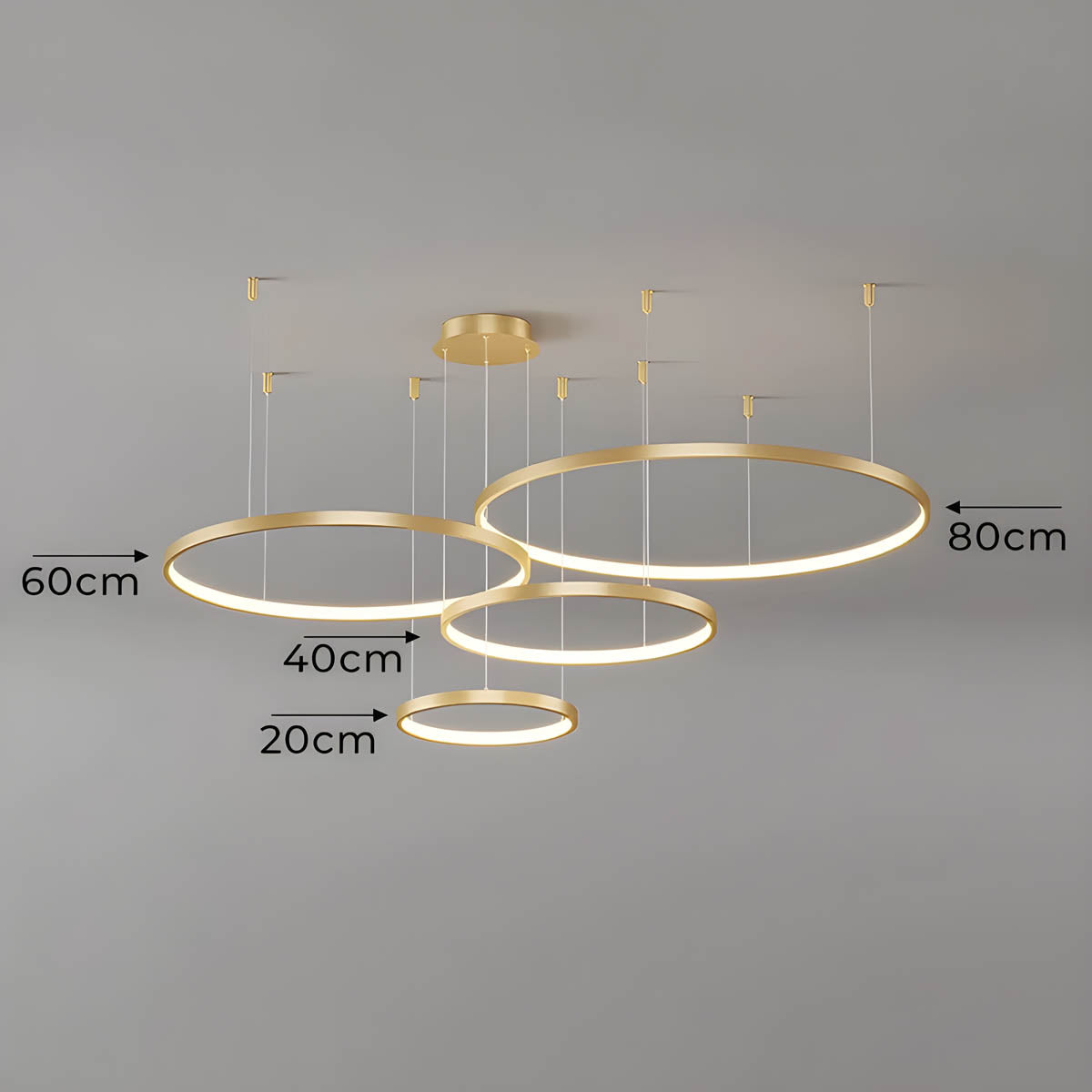 Variant image for Olympia - Black Kitchen Pendant Light 40cm Ring-22