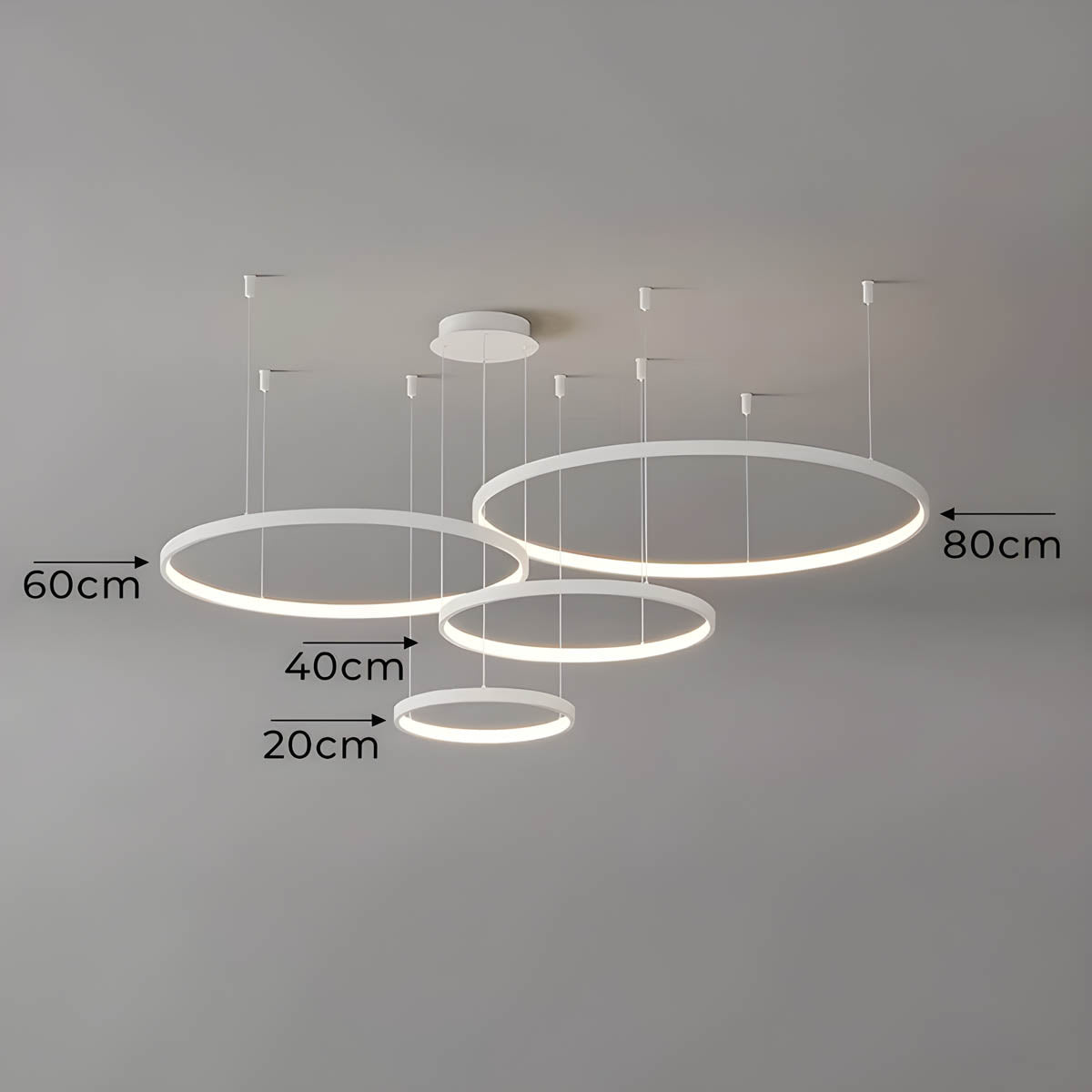 Variant image for Olympia - Black Kitchen Pendant Light 40cm Ring-25