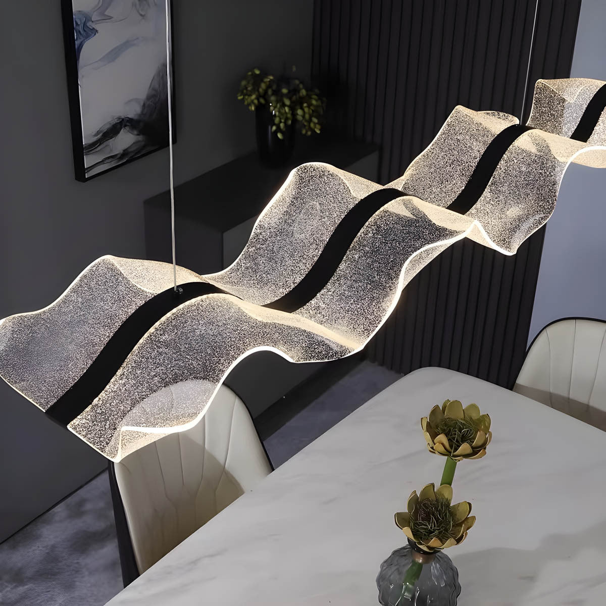 ZEN-Chandelier Modern Hanging Lamp for Dining Room