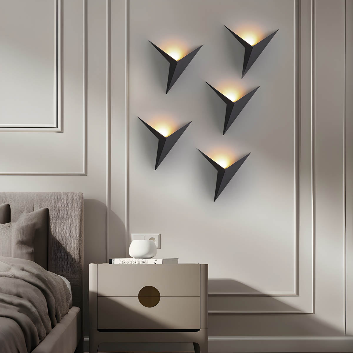 LUMINOUS-AVIAN Wall Lamp LED Fixture Cool Warm Light