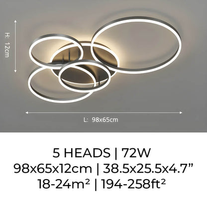 Variant image for Rondalux - Modern Aluminium LED Home Décor Light-31