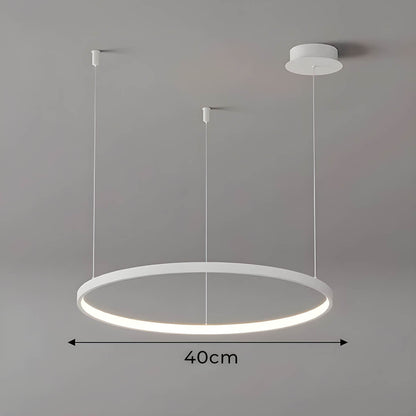 Variant image for Olympia - Black Kitchen Pendant Light 40cm Ring-7