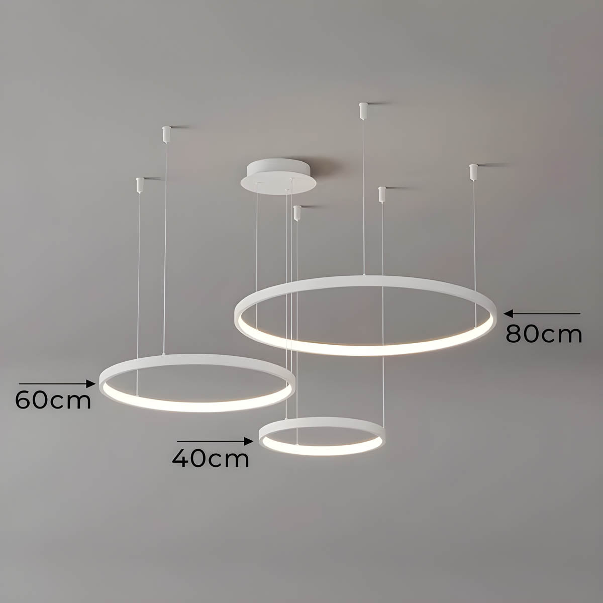Variant image for Olympia - Black Kitchen Pendant Light 40cm Ring-16