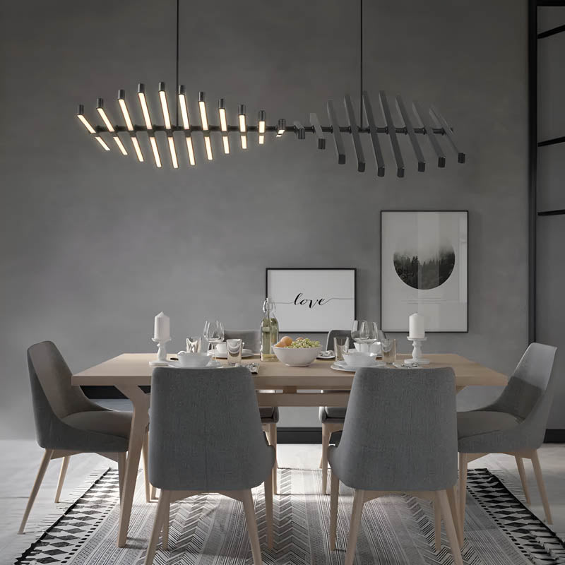 LuxeBeam-Forms Modern Designer Chandelier Lighting Fixture