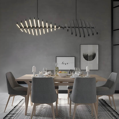 LuxeBeam-Forms Modern Designer Chandelier Lighting Fixture